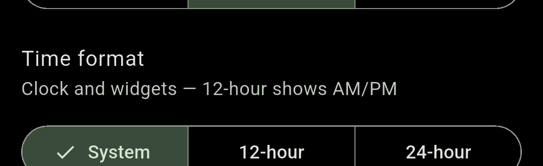 Chimely's Time format control offering System, 12-hour and 24-hour.